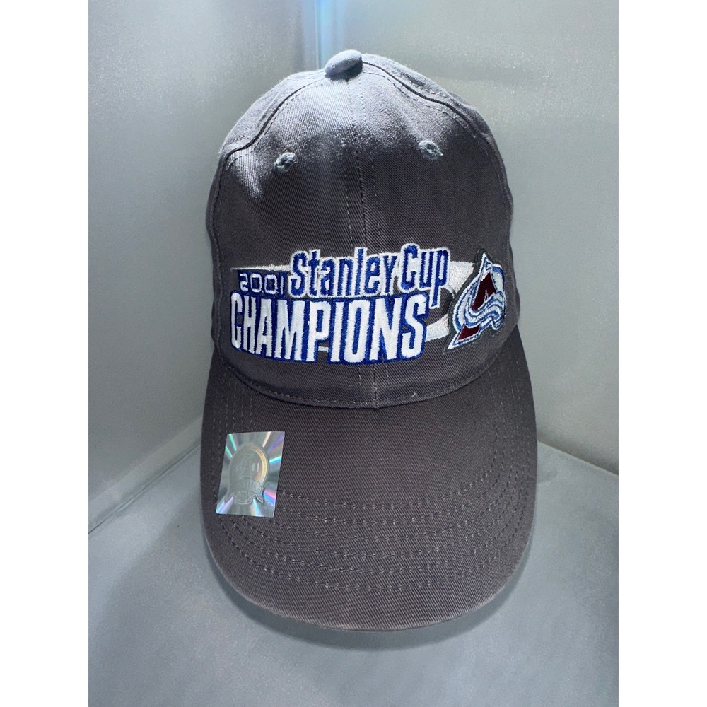 Nike Colorado Avalanche 2001 Stanley Cup Champions Hat Gray NHL Adjustable Cap